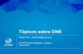 Tópicos sobre DNS · de domínio de segundo nível em Domínios Genéricos de Primeiro Nível (gTLDs) Promove a coordenação da operação e a evolução do sistema de servidor