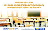 COVID-19 E OS CONTRATOS DE ENSINO PRIVADO - procon…procon.df.gov.br/wp-content/uploads/2020/04/CARTILHA-ESCOLAS-… · O Procon-DF reuniu algumas dúvidas para auxiliar pais/responsáveis