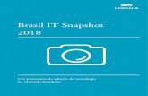 Brazil IT Snapshot 2018 · empresas. Mais uma vez, a amostra traz majoritariamente organizações de grande porte – 63% das participantes faturam acima de R$ 300 milhões ao ano