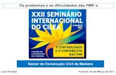 Os problemas e as dificuldades das PME`s Seminario Funchal/II PORTUGAL Luis... · apoios à internacionalização, etc.). ... Racionalização dos custos actuais aplicados a toda