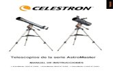 AstroMaster Inst.21061,21063,31043 - Rev.5-10-07 Spanish3 Le felicitamos por la compra de un telescopio AstroMaster. La serie de telescopios AstroMaster comprende diferentes modelos