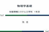 張亜 - 東京農工大学web.tuat.ac.jp/~zhang/files/PE_20191122.pdf2019/11/22  · 速度vに比例した粘性抵抗力は（ -CV ）である。おもりの運動方程式は（