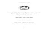Formação e Certificação de Bombeiros em Portugal: A ...repositorio.ul.pt/bitstream/10451/7573/1/ulfpie042885_tm.pdf · salientando-se, em particular as noções de qualificação