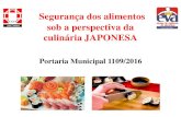 Segurança dos alimentos sob a perspectiva da culinária JAPONESAlproweb.procempa.com.br/pmpa/prefpoa/cgvs/usu_doc/sushi_palestr… · Contém minerais, ômega 3, baixo valor calórico,
