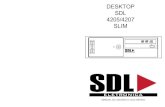 DESKTOP SDL 4205/4207gruposdl.com.br/manuais/SDL_3205_3207.pdf · produto e, assim, obter o máximo de proveito de seus recursos e funções. Aqui você encontrará informações