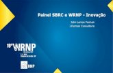Painel SBRC e WRNP - Inovação · Painel SBRC e WRNP - Inovação O Ambiente no Brasil ... Recursos para P&D e Prototipagem 11. Licenciamento de PI da startup 12. Contratação de