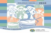 CRCPE | Conselho Regional de Contabilidade de Pernambuco · FERNANDO DE NORONHA | PERNAMBUCO. APRESENTAÇÃO BALANÇO SOCIAL 2010 05 O Balanço Social do exercício de 2010 é um