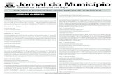Jornal do Município - Santa Catarina · Jornal do Município ... REDUÇÃO DE PARTE DE JORNADA DE TRABALHO, passando a desem-penhar 20 (vinte) horas semanais, com reavaliação bienal,