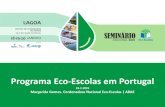 Programa Eco-Escolas em Portugal · centros de dia, escuteiros, empresas, população e ... Plano de ação Monitorização Interdisciplina ridade Conselho EE Interdisciplin aridade
