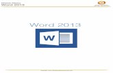 Sumário - WordPress.com · Aula 1 – Introdução ao Word 2013 Na primeira aula de Microsoft Word, vamos aprender a abrir um arquivo no nosso computador, salvarmos ele, e encontrar
