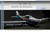 AA - POH – 02 MANUAL DE OPERAÇÃO€¦ · Este manual de operação foi projetado para ajudar a permitir uma realização segura e com sucesso a cada voo do QUASAR. Ele fornecetodas