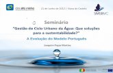 A Evolução do Modelo Português - Alto Minho · 2012. 6. 21. · Anos 30 O Conselho de Melhoramentos Sanitários realiza o primeiro inquérito às condições sanitárias: Inquérito