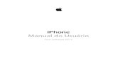 iPhone Manual do Usuário - MacMagazine.com.br · Celular ˘8 {\9. Cadeado 4 $ 8/ $ @ # +% ˘ . Despertar8. TTY 4 $ 8 ˘ ’ 8$ ˜˜“@ Compatibilidade com TTY136. Reprodução 4