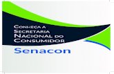 A Senacon - Defesa do Consumidor€¦ · permanentes de educação, informação, orientação, pesquisa e capacitação para a sociedade, para os membros do SNDC, para órgãos reguladores