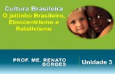 O jeitinho Brasileiro, Etnocentrismo e Relativismo · 2019. 4. 29. · O JEITINHO BRASILEIRO ParaAlbertoCarlosAlmeida,em sua obraACabeçadoBrasileiro(2007),o jeitinho é, acima de