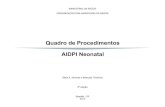 Quadro de Procedimentos AIDPI Neonatal 2013 aidpi.pdf · ©2013 Ministério da Saúde. Organização Pan-Americana da Saúde. Todos os direitos reservados. É permitida a reprodução
