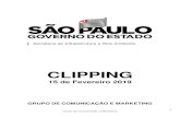 CLIPPING - Microsoft · 2019. 4. 11. · (CECFAU), localizado em Araçoiaba da Serra (SP), comemora a chegada de dois filhotes de arara-azul-de-lear, que nasceram em janeiro. Por