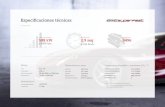 Especificaciones técnicas - Ferrari Dealer · Especificaciones técnicas 4,657 mm 1,971 mm 1,276 mm 1,525 Kg 21.4 l/100km 11.1 l/100km 14.9 l/100km 340g CO₂/km G POTENCIA MÁXIMA