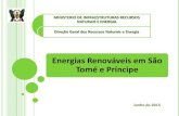 Energias Renováveis em São Tomé e Príncipe...II. Necessidade de fontes renováveis na produção 1. Contexto económico 2. Contexto Ambiental ... parte da população ; ... centrais