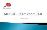Manual – Start Zoom€¦ · Ative Meu Som Abaixar mao DesativarSom dos Participantes ao Entrar Permitir que participantes ativem seu próprio som Permitir que participantesse renomeiem