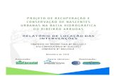 EQUIPE TÉCNICA GOS FLORESTAL...Ribeirão Arrudas (SCBH Ribeirão Arrudas). Atendendo a demanda do CBH Rio das Velhas e dos Subcomitês, em 2012, desenvolveu-se, o projeto Valorização