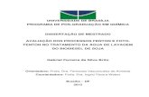 UNIVERSIDADE DE BRASÍLIA PROGRAMA DE PÓS-GRADUAÇÃO … · 2018. 9. 19. · universidade de brasÍlia programa de pÓs-graduaÇÃo em quÍmica dissertaÇÃo de mestrado avaliaÇÃo