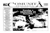  · Eleições para o COMITES se aproximam Página 9 A recepção da comunidade ao novo Cônsul Página 7 Entfoco: cidade italiana ajuda Itiúba Página 3 Samba e ... diretor deste