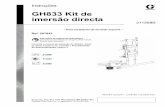 GH833 Kit de imersão directa - Graco · 2020. 8. 21. · PERIGO DE QUEIMADURAS As superfícies do equipamento e o produto sujeito ... 15 114808 CAP, vinyl 1 16 195550 LATCH, adjustable