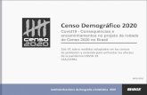 Censo Demográfico 2020...Censo Demográfico 2020 Covid19 - Consequências e encaminhamentos no projeto da rodada de Censo 2020 no Brasil 2da VC sobre medidas adoptadas en los censosProjeto
