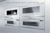 PLATINUM WHITE - kuppersbusch.com.pt€¦ · - Pedra pizza com pá de madeira Ac. n.º 145 MICRO-ONDAS COMBI Profession + EEBKM 6750.0 J, Design Stainless Steel (de série) Design
