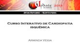 Curso Interativo de Cardiopatia isquémica · 2019. 10. 14. · Curso Interativo de Cardiopatia isquémica Arminda Veiga >15 % 10-14% 5-9 % 3-4 % 2 % 1 % < 1 % Risco de morte