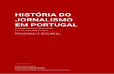 HISTÓRIA DO JORNALISMO EM PORTUGALfabricadesites.fcsh.unl.pt/.../PROGRAMA-E-RESUMOS-final.pdfBlogues de Jornalismo de Viagens em Portugal: uma história Anabela de Sousa Lopes (ESCS-IPL