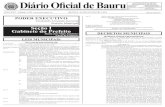 Diário Oficial de Bauru · Art. 1º Fica declarada de utilidade pública, para fins de desapropriação administrativa a ser promovida pelo Departamento de Água e Esgoto de Bauru