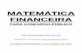MATEMÁTICA FINANCEIRAbiblioteca.facige.com.br/.../wp-content/uploads/2013/05/Mat-Financeira.… · RECOMENDAÇÕES OBS: Antes de começar os seus estudos, verifique se esta versão