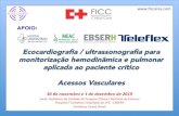 Ecocardiografia / ultrassonografia para monitorização ...€¦ · Monitorização Hemodinâmica de 2020 (em Bogotá, Colômbia) que é acreditado pela Sociedade Europeia de Terapia