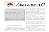 Número Extraordinário - Tourism Timor-Leste · Jornal da República Série I, N.° 23 A Sexta-Feira, 14 de Junho de Página 2019 1 $ 2.75 PUBLICAÇÃO OFICIAL DA REPÚBLICA DEMOCRÁTICA