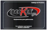 Catálogo de Produtos - Becker Equipamentos...Rotação de disco (RPM) Consumo (kw/h) Voltagem (bivolt) Peso (kg) Capacidade (kg) Produção (kg/h) Motor (CV) Altura (mm) Frente (mm)