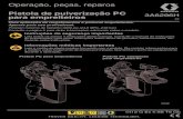 Pistola de pulverização PC 3A6296H para empreiteiros€¦ · Pistola de pulverização PC para empreiteiros Para aplicação de revestimentos e pinturas arquiteturais. Apenas para