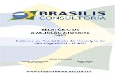 RELATÓRIO DE AVALIAÇÃO ATUARIAL 2017 atuarial...Thiago Costa Fernandes MIBA 100.002 Thiago Silveira MIBA 2.756 BRASILIS CONSULTORIA ATUARIAL LTDA Telefax: (31) 3466-3552 – site: