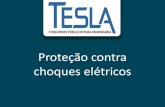 Proteção contra choques elétricos - Tesla Concursos€¦ · 4. Gerador 5. Caldeira de recuperação de calor 6. Transformador elevador 7. Barramento 8. Linha de transmissão 9.