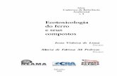 Ecotoxicologia do ferro e seus compostos · Maria de Fátima Menezes Pedrozo Farmacêutica-bioquímica pela Faculdade de Ciências Farmacêuticas (FCF) da Universidade de São Paulo