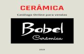 CERÂMICA - :: Babel Restaurantebabelcozinha.com.br/downloads/ceramica.pdf · BABEL CERÂMICA - 24-99977-0152 13 - Vasinhos Origami R$ 50,00 - unidade Comprimento 7 cm- Altura 6 cm.