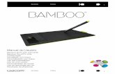 Manual do Usuário Bambooimg.americanas.com.br/produtos/01/02/manual/112116366.pdf · Bamboo é marca comercial e Wacom é uma marca comercial registrada da Wacom Co., Ltd. Adobe
