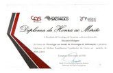 CPS r Fatec A Faculdade de Tecnologia de Campinas confere ao … · 2018. 3. 26. · Diploma of Merit Award Faculdade de Tecnologia de Campinas confers to graduate Riccardo Medugno