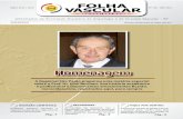 Homenagem - SbacvSp“folha Vascular” é um órgão de divulgação mensal da Sociedade Brasileira de Angiologia e Cirurgia Vascular - São Paulo. • Edição: Way Comunicações