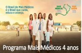 Programa Mais Médicos 4 anos - WordPress.com...2017/07/12  · dos cubanos Medida Provisória prorrogando por 3 anos •7 mil médicos iriam encerrar sua participação no Programa