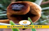 RELAtÓRIO ANUAL 2017 - Zoo Brasília€¦ · Este Relatório anual é uma compilação das ativida-des desenvolvidas e os resultados obtidos em 2017 pela Fundação Jardim Zoológico