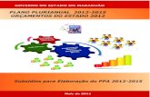 Subsídios para Elaboração do PPA 2012-2015C3%A7%C3… · Subsídios para Elaboração do PPA 2012-2015 Secretaria de Estado de Planejamento, Orçamento e Gestão 3 SUMÁRIO APRESENTAÇÃO