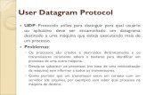 User Datagram Protocol - intranet.ifs.ifsuldeminas.edu.br€¦ · • Pseudocabeçalho UDP •Tem como finalidade verificar se a mensagem UDP atingiu o seu destino correto. •O destino