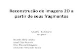 Reconstrucão de imagens 2D a partir de seus fragmentosrocha/teaching/2011s2/mc906/seminari… · Reconstrucão de imagens 2D a partir de seus fragmentos MC906 – Seminário Grupo